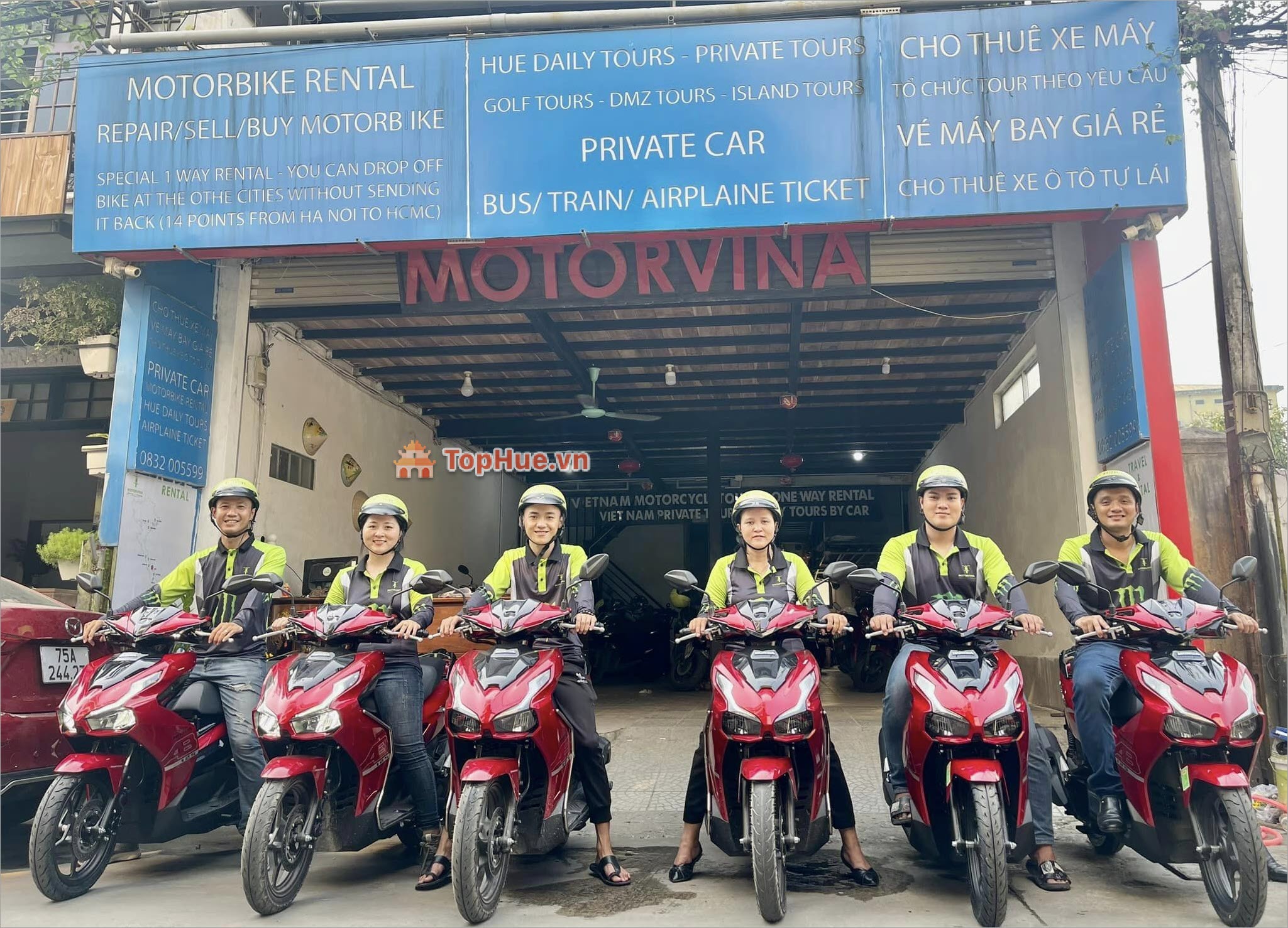 Motorvina – Dịch vụ cho thuê xe máy, motor uy tín ở Huế